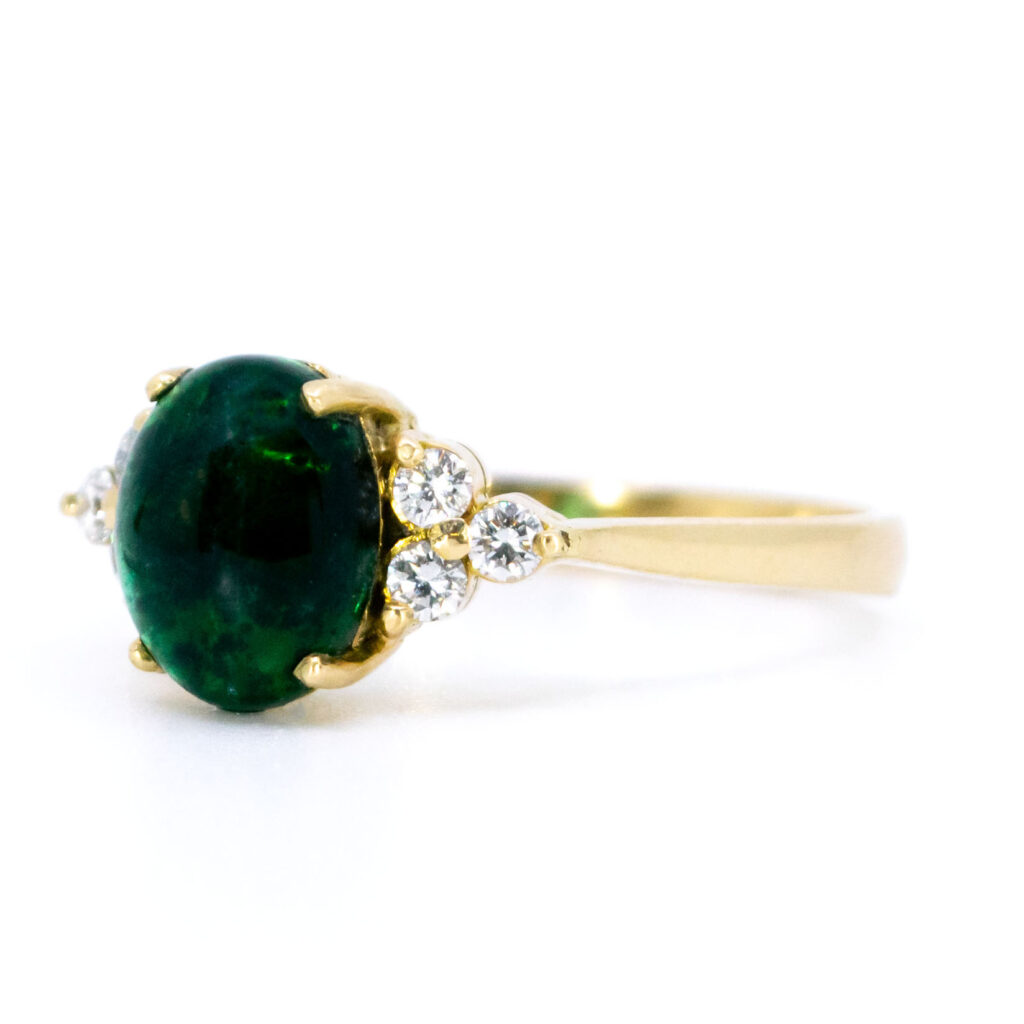 Diamond Emerald 14k Ring 10257-2260 Image2