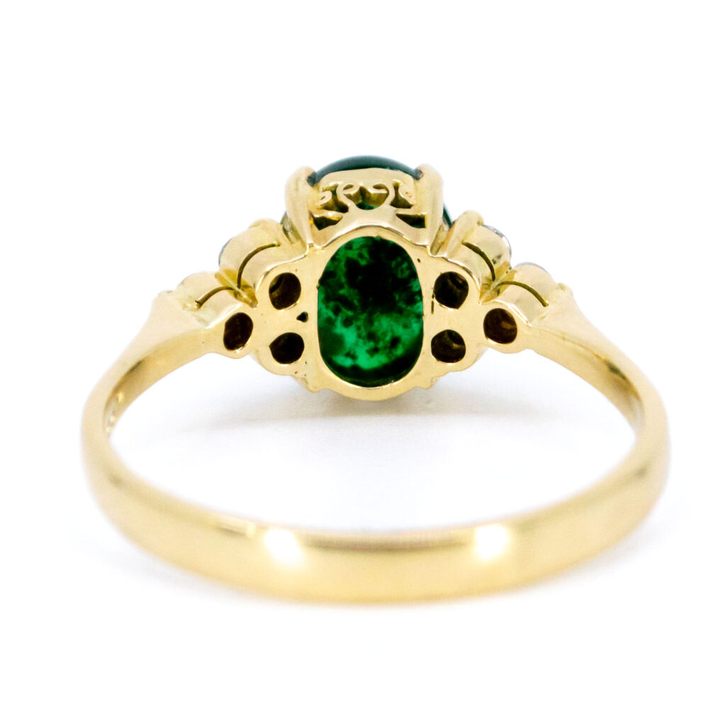 Diamond Emerald 14k Ring 10257-2260 Image4