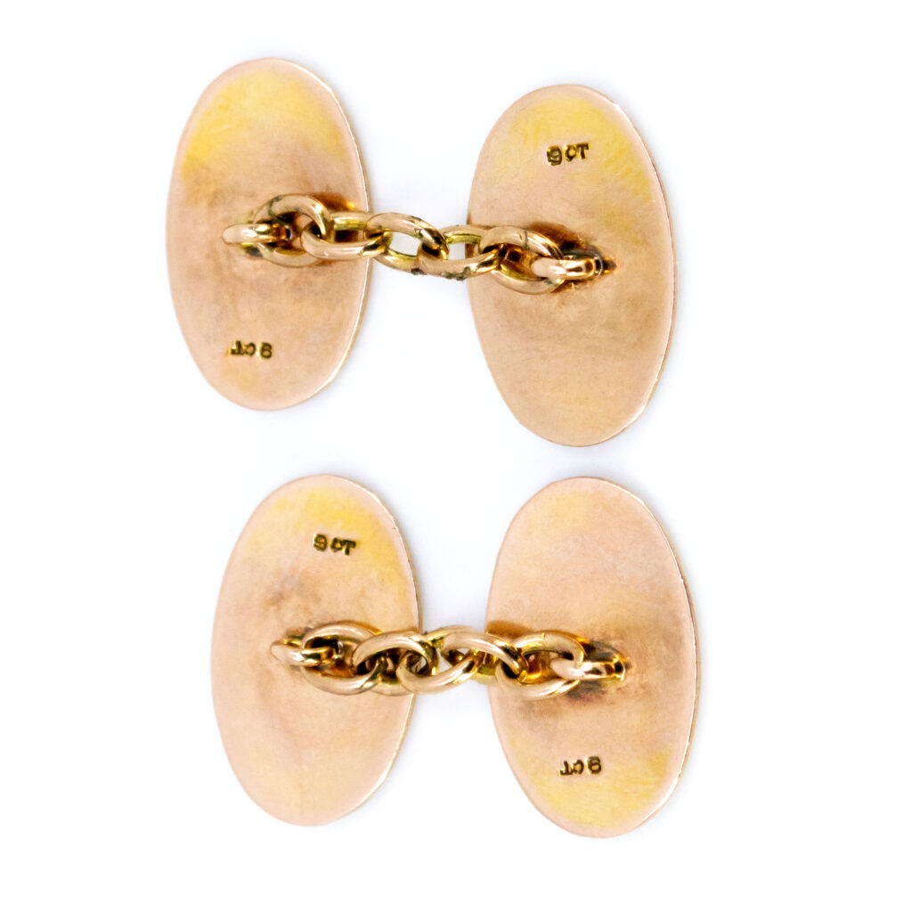 Enamel 9k Guilloche Cufflinks 10649-1446 Image4