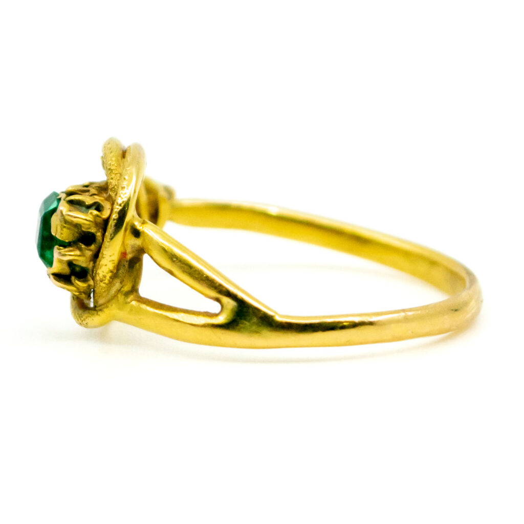 Emerald 18k Snake Ring 11416-1490 Image4