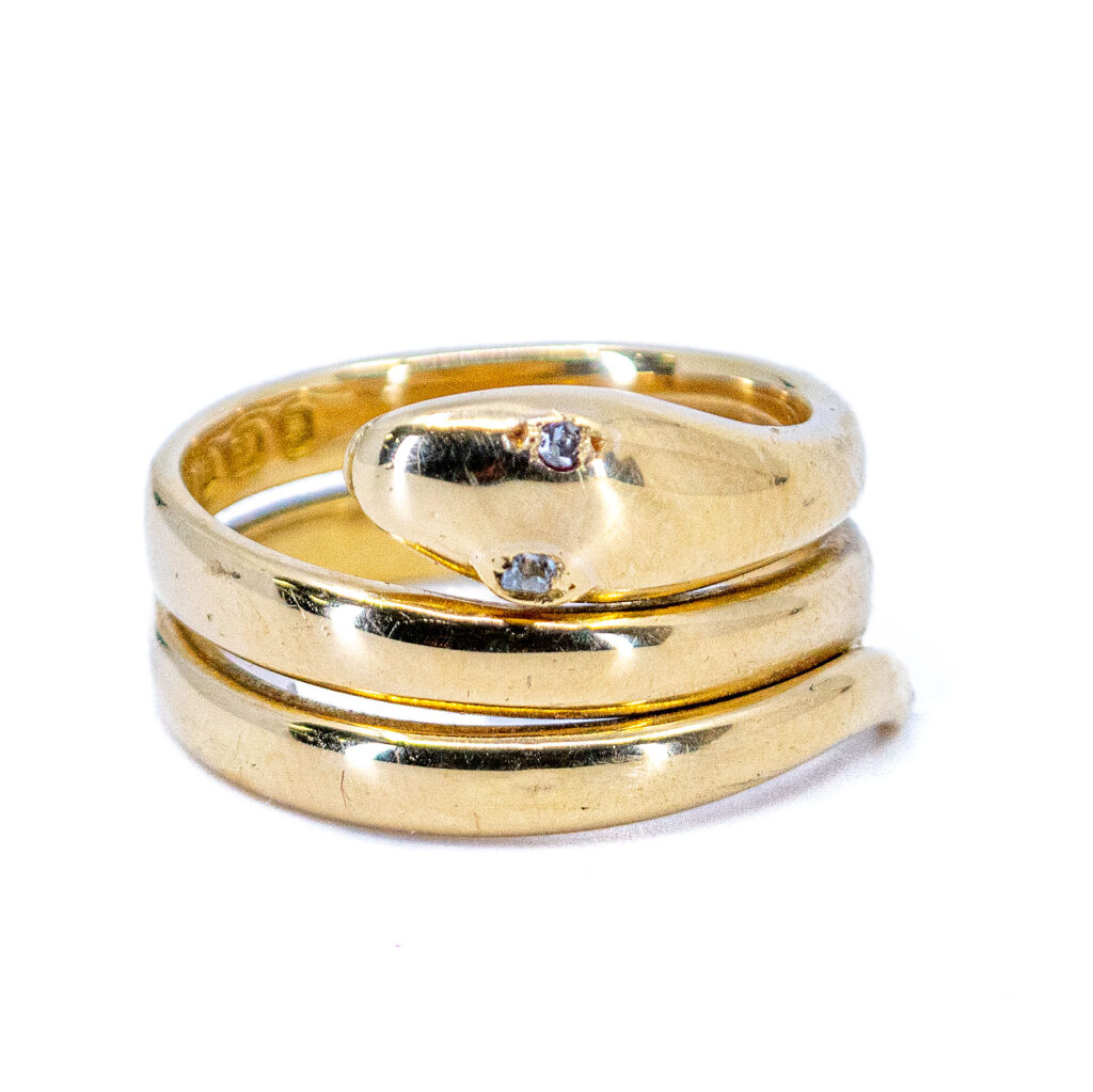 Diamond 18k Snake Ring 11423-7042 Image1