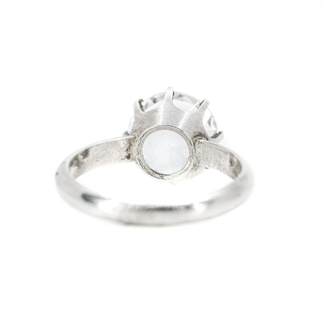 Quartz Silver Solitaire Ring 12625-8000 Image4