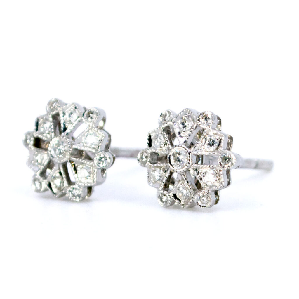 Diamond 18k Stud Earrings 13139-8101 Image2