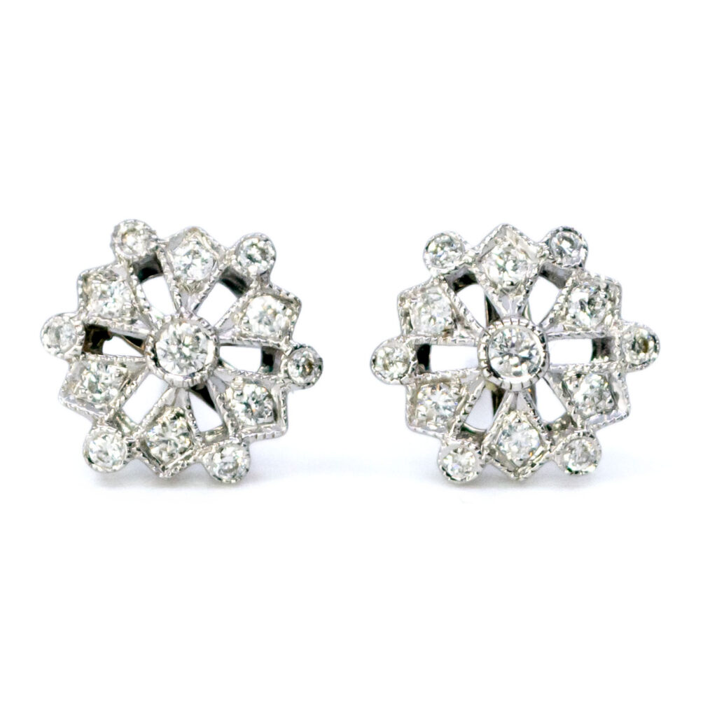 Diamond 18k Stud Earrings 13139-8101 Image1