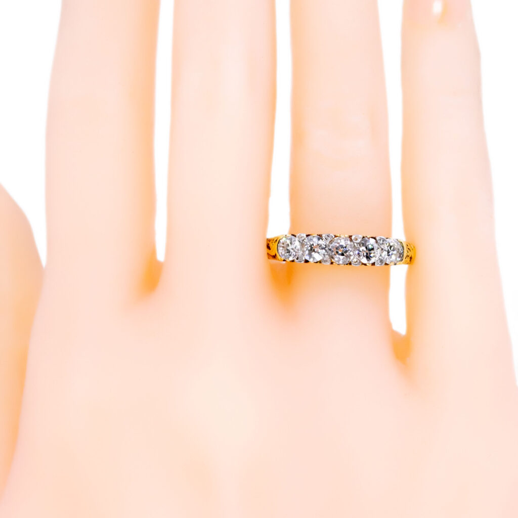 Diamond 18k Row Ring 13728-2392 Image2