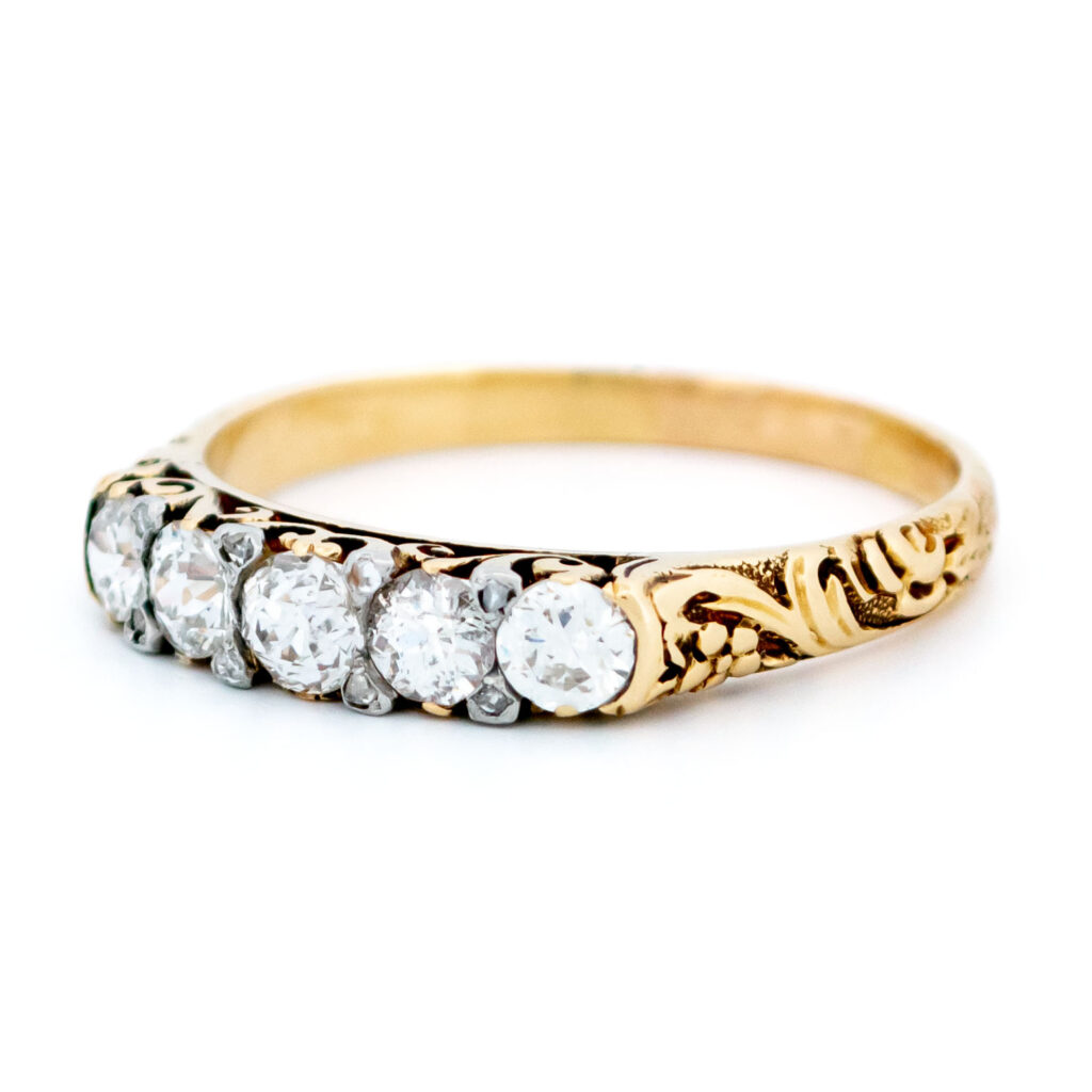Diamond 18k Row Ring 13728-2392 Image4