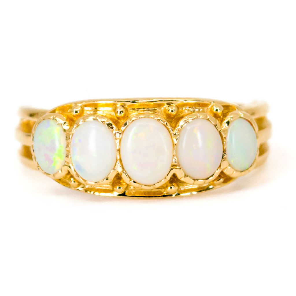 Opal 14k Row Ring 14396-8324 Image1