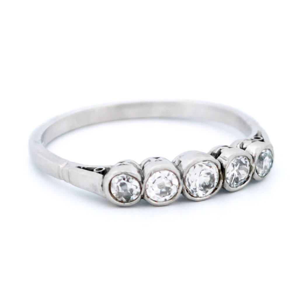Diamant platina rijring 14454-7105 Afbeelding3