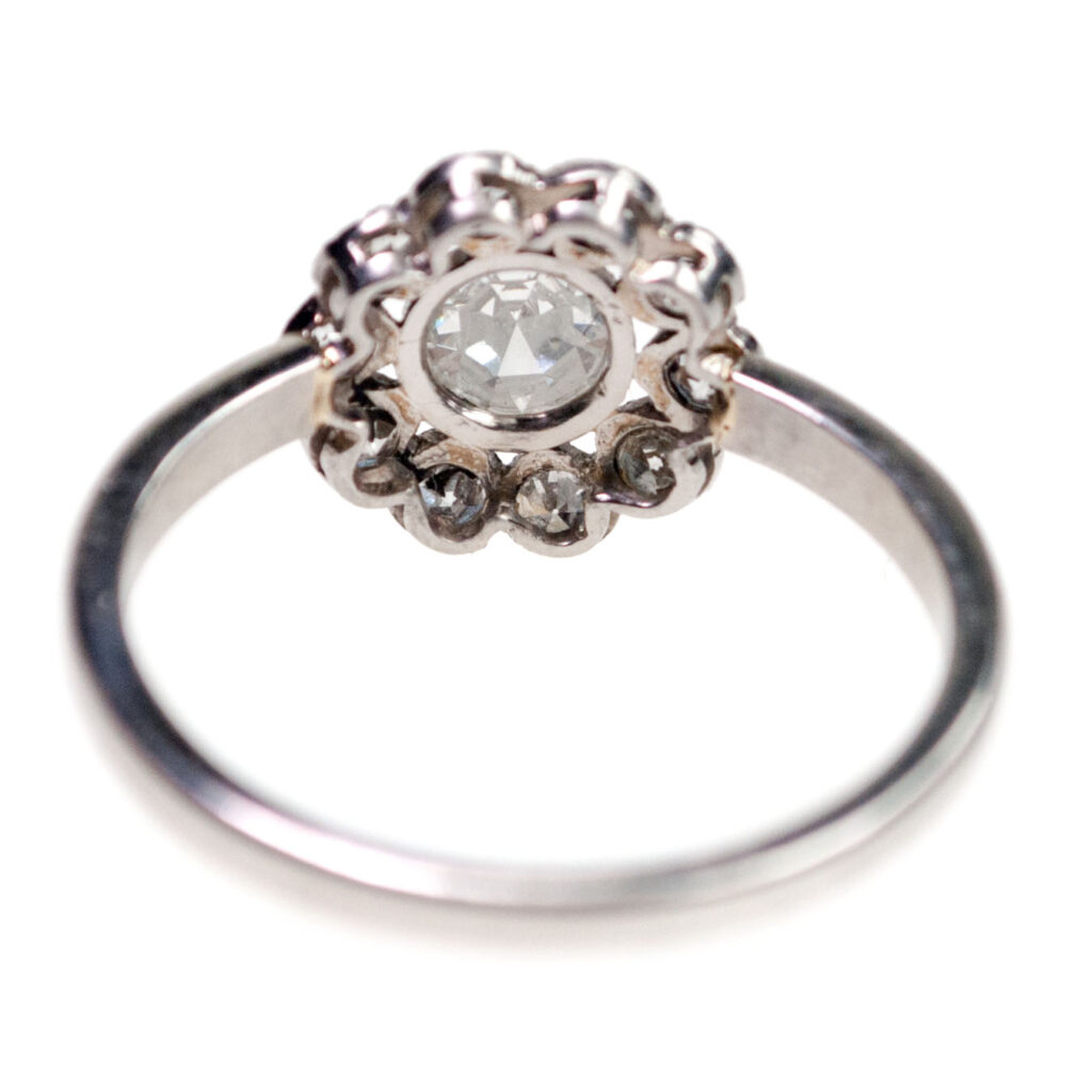 Diamond Platinum Cluster Ring 4985-4693 Image4