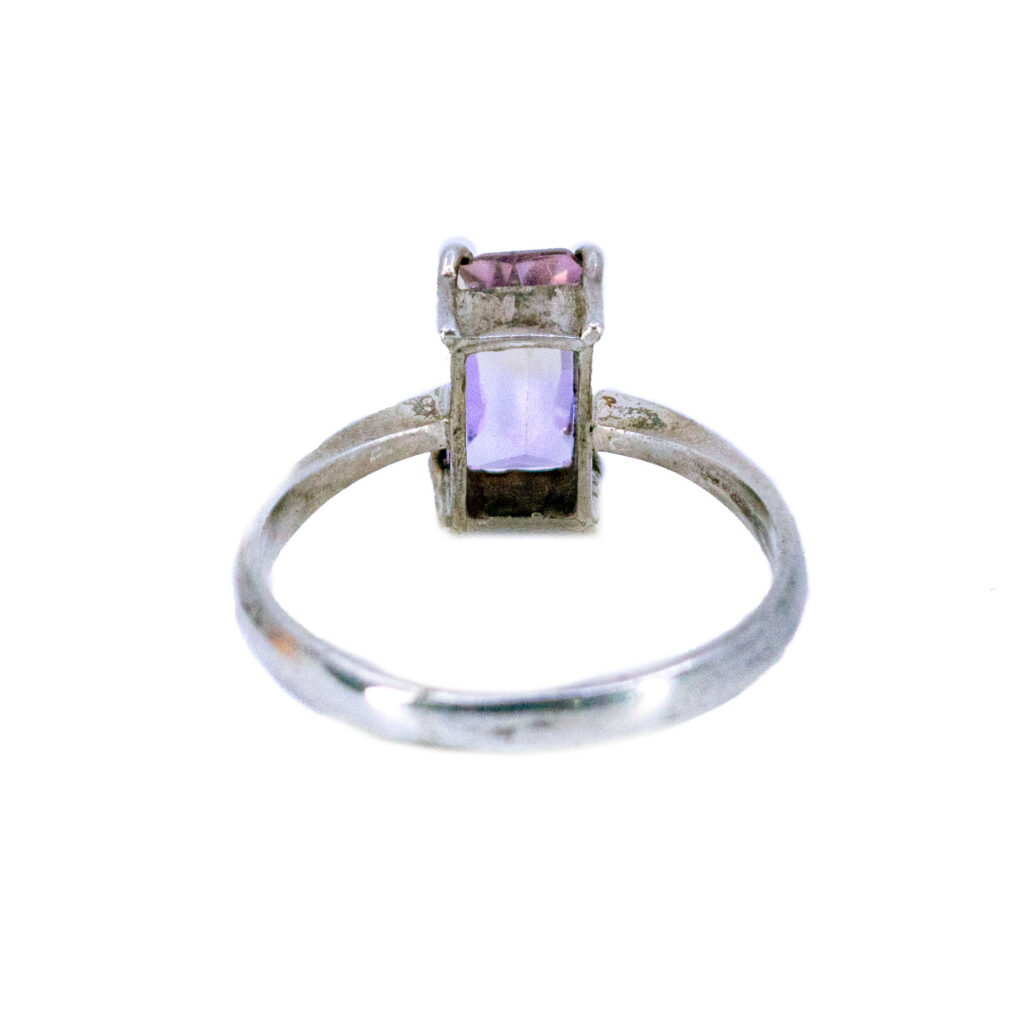 Ametrine Silver Solitaire Ring 5735-0605 Image3