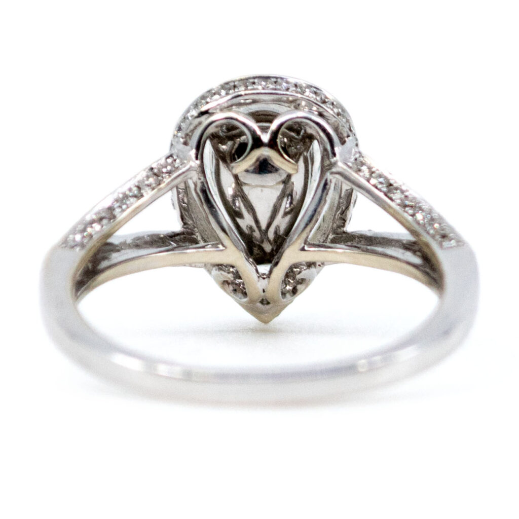 Diamanten 14k peervormige ring 6995-1894 Afbeelding4