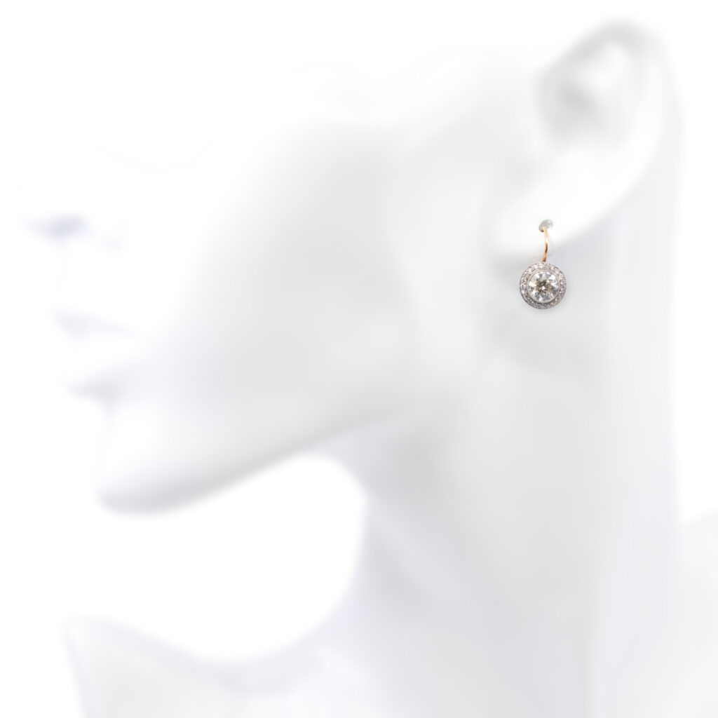 Diamant Platina 18k Target Oorbellen 7746-4919 Afbeelding4