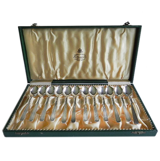 Set di cucchiai Markströms Guldsmeds in argento 7879-2498 Immagine1