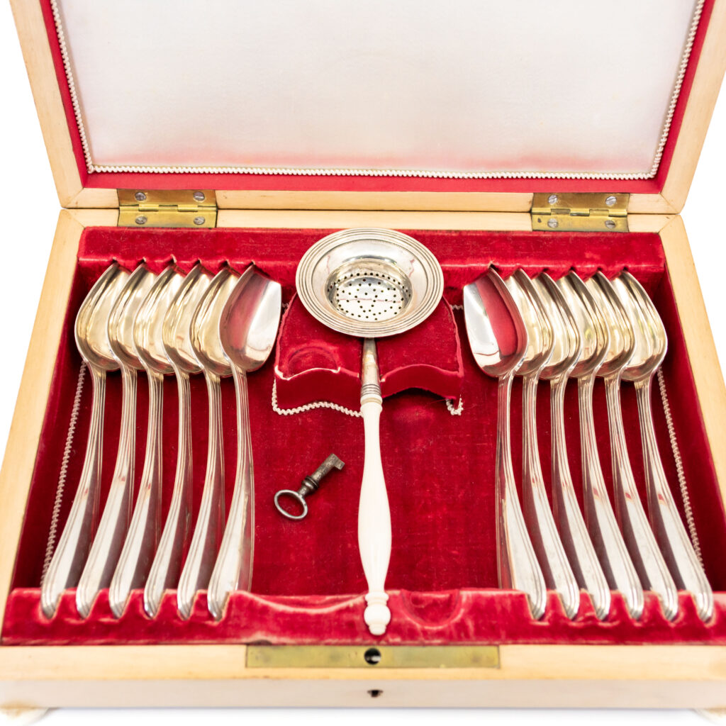 Set di cucchiai in argento avorio 9183-2652 Immagine2