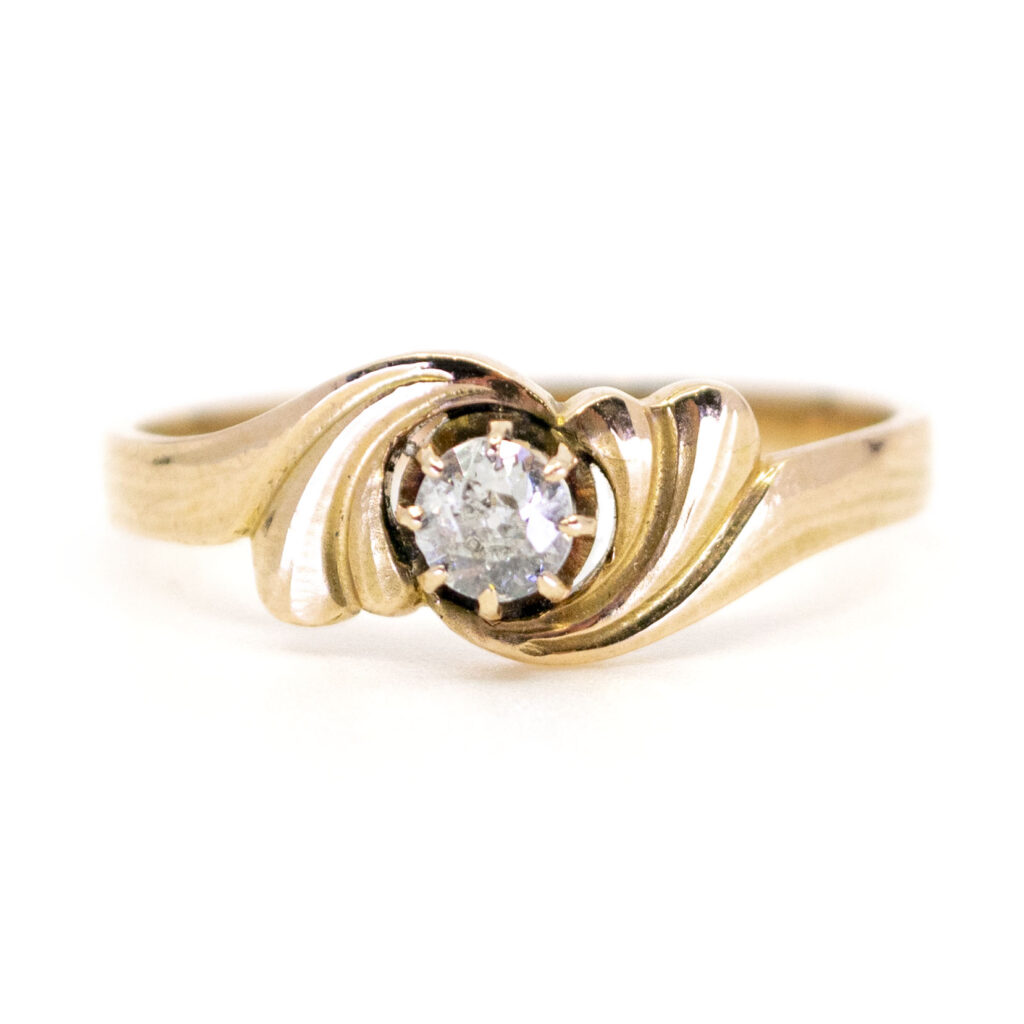 Diamond 14k Solitaire Ring 9808-2166 Image1