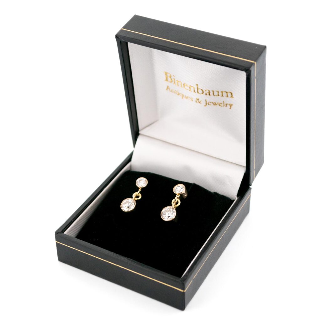 Diamond 14k Drop Earrings 12342-2343 Image3