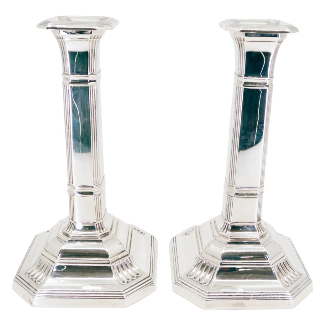 Silver Pair Of Candlesticks 13432-2940 Image1