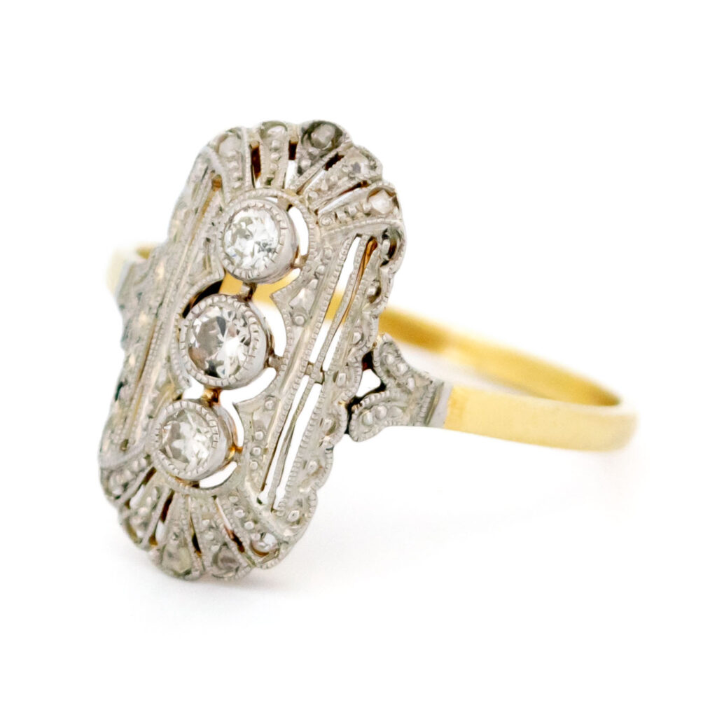 Diamond 18k Deco Ring 14521-2383 Image4