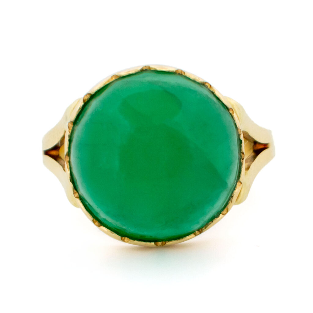 Emerald 14k Solitaire Ring 14411-8325 Image1
