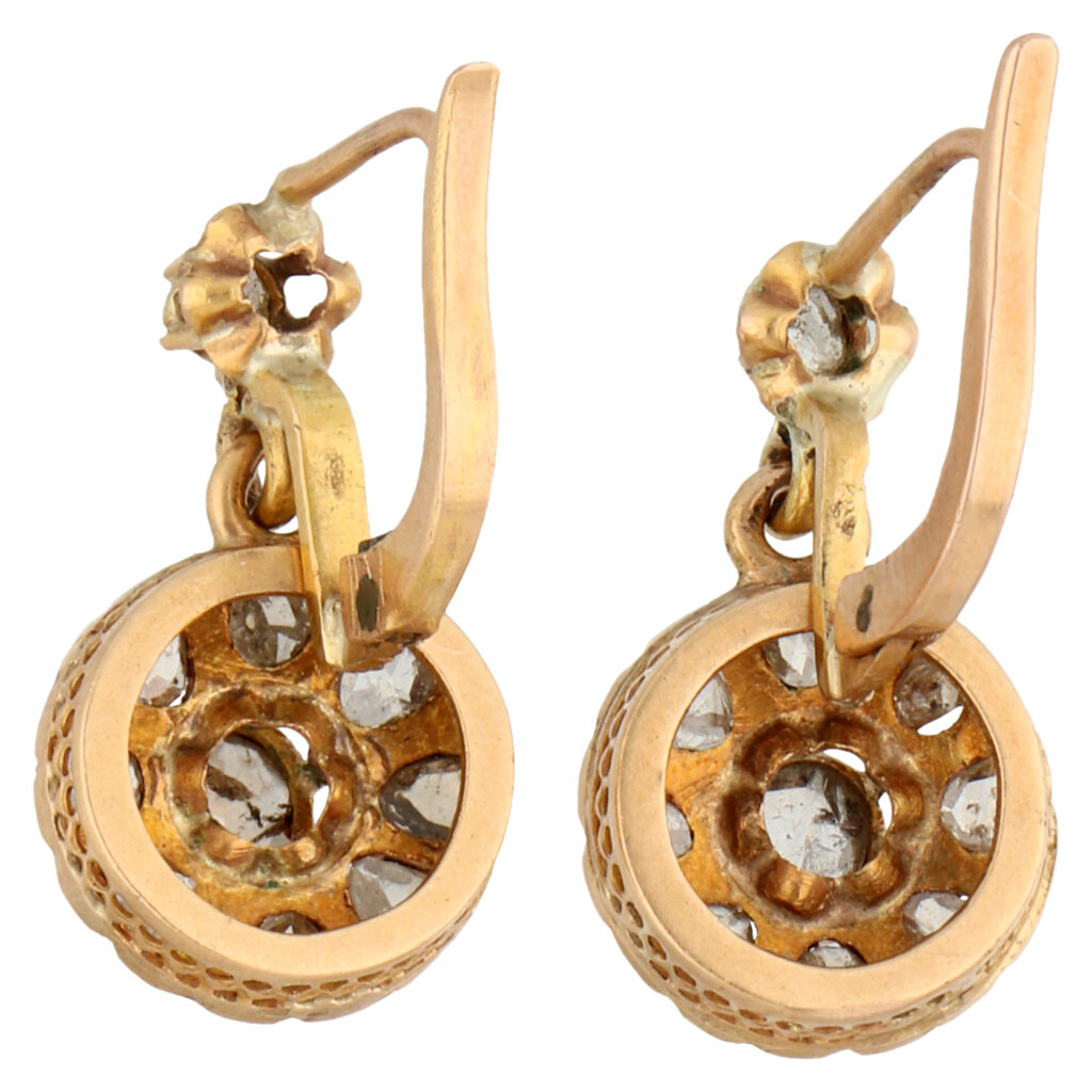 Diamond 18k Dormeuse Earrings 15458-8567 Image2