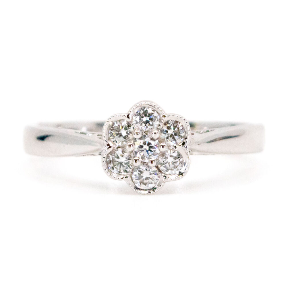 Diamond 18k Cluster Ring 10128-6449 Image1