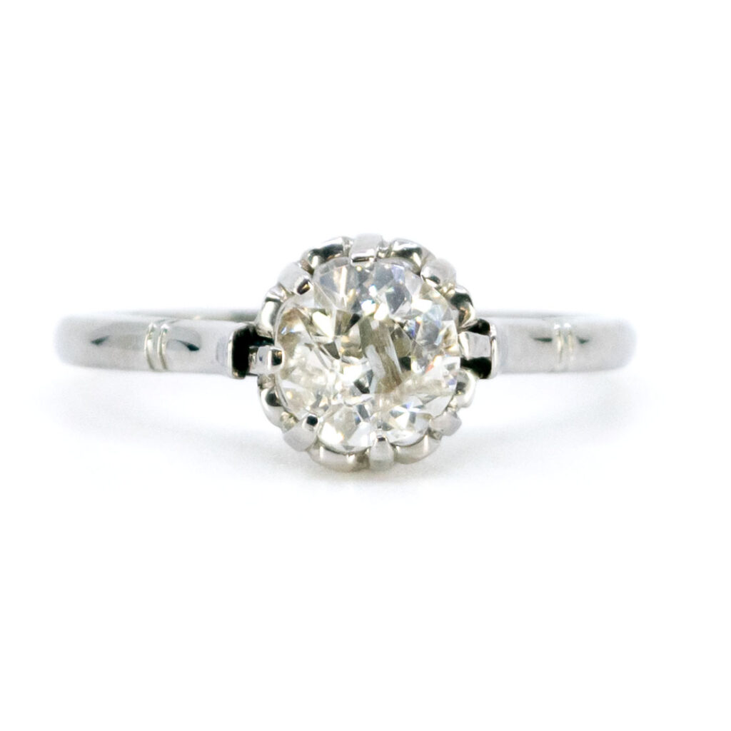 Diamond Platinum Solitaire Ring 10367-6220 Image1