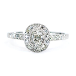 Diamond Platinum Target Ring 10481-4990 Image1