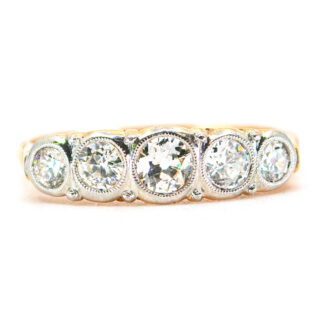 Diamond 14k Row Ring 10504-0521 Image1
