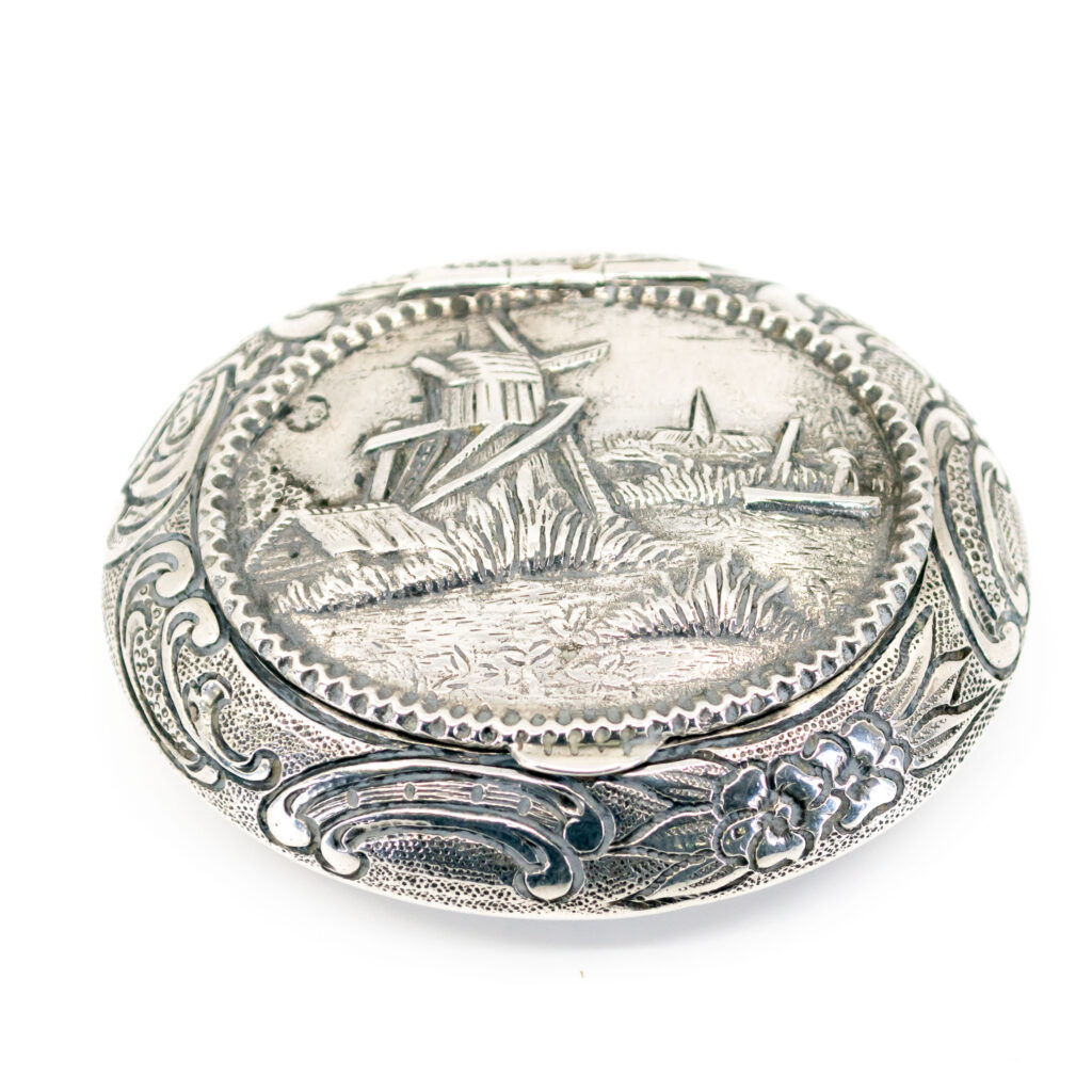 Zilveren ovale doos 10583-2750 Image1