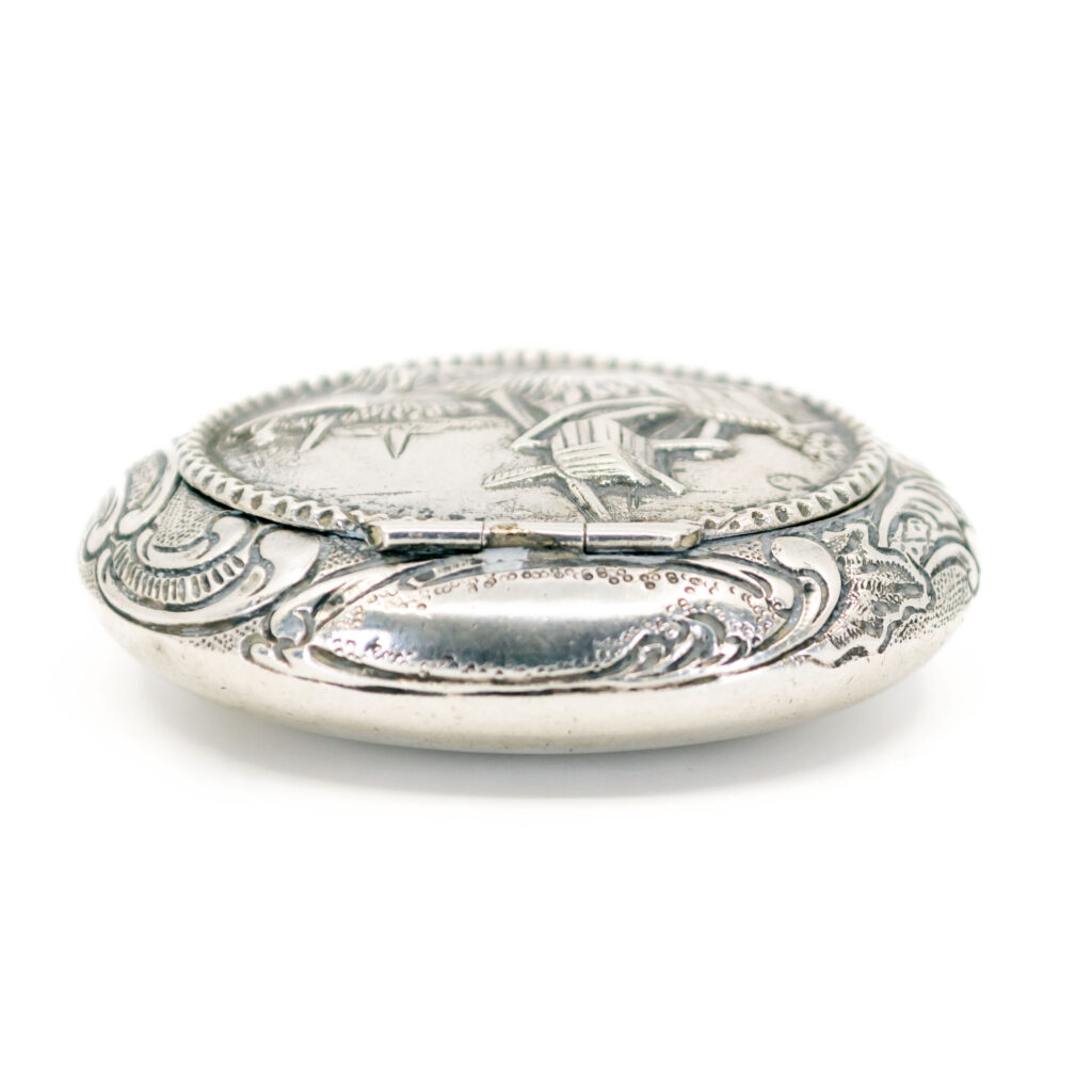 Zilveren ovale doos 10583-2750 Image4