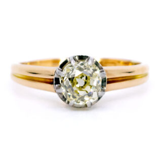 Diamond 18k Solitaire Ring 10584-6651 Image1