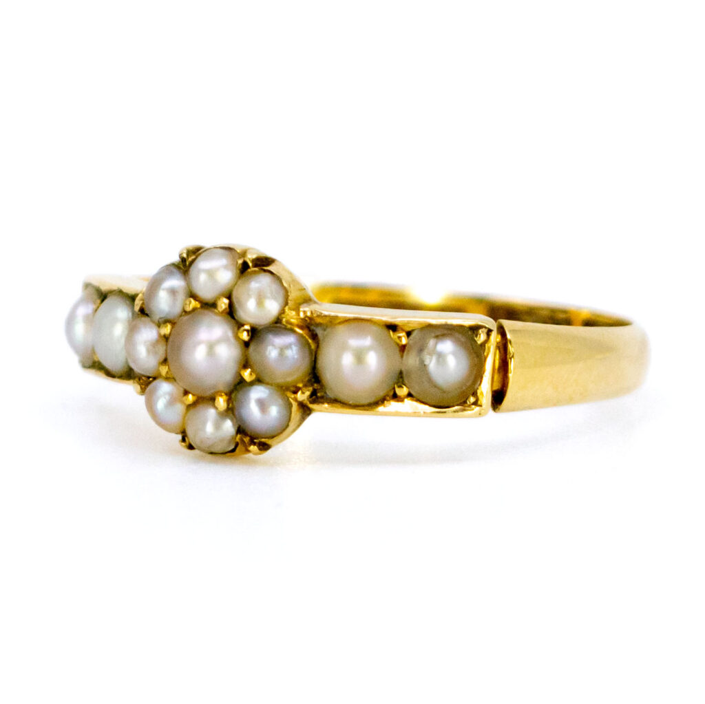 Pearl 18k Cluster Ring 10791-6697 Image2
