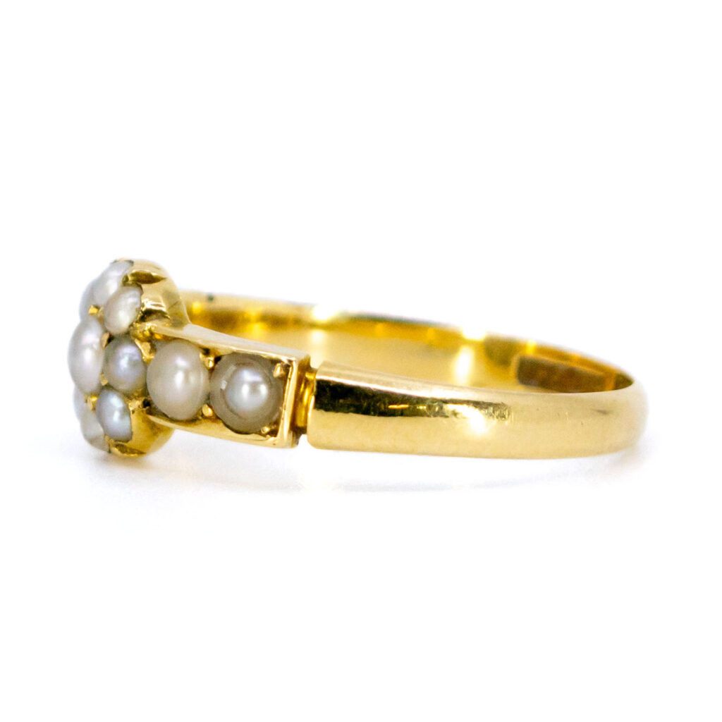 Pearl 18k Cluster Ring 10791-6697 Image3