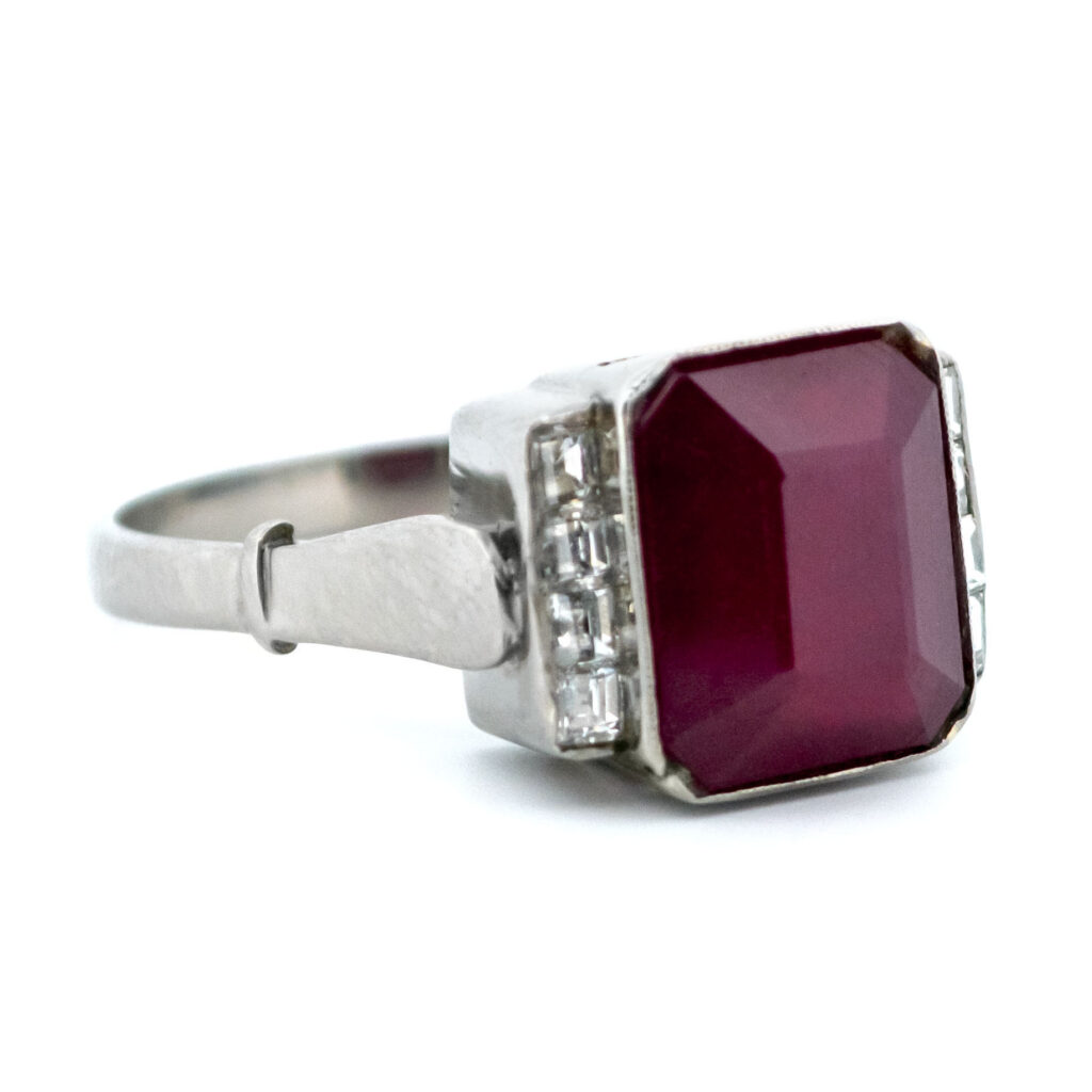 Ruby Diamond Platinum Ring 11498-2283 Image3