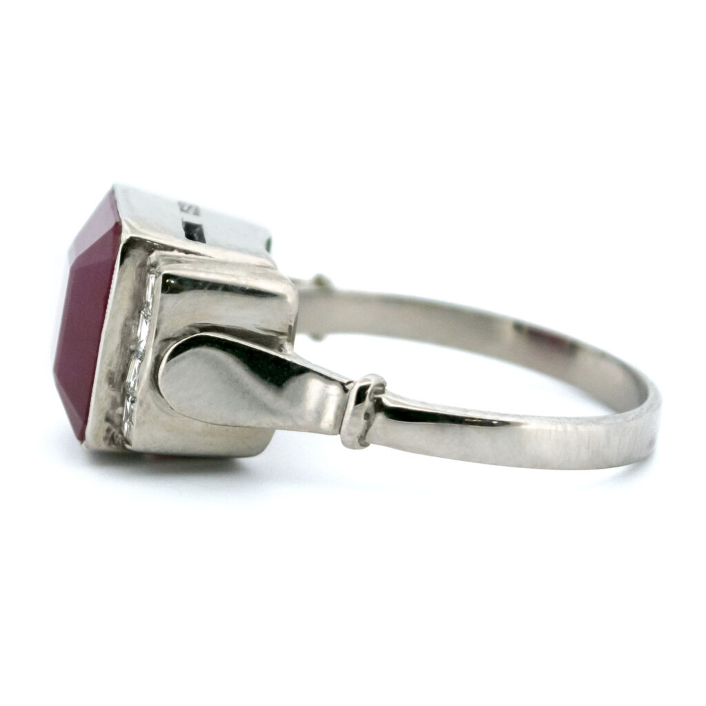 Ruby Diamond Platinum Ring 11498-2283 Image4