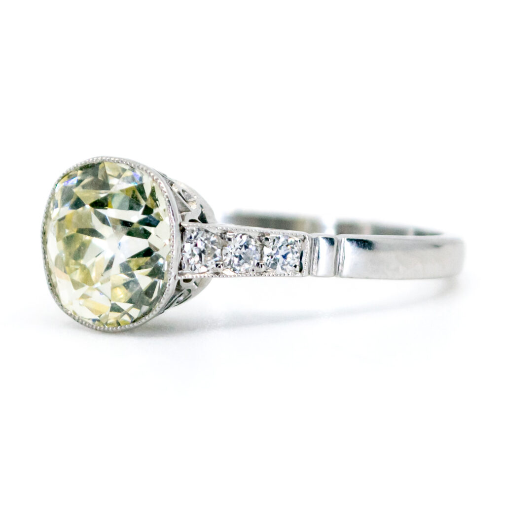 Diamant Platina Solitaire Ring 11522-2307 Afbeelding2