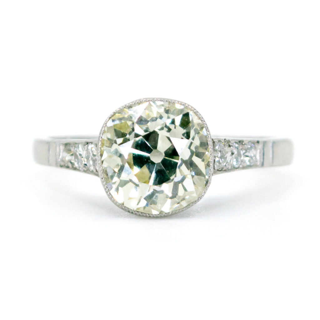 Diamant Platina Solitaire Ring 11522-2307 Afbeelding1