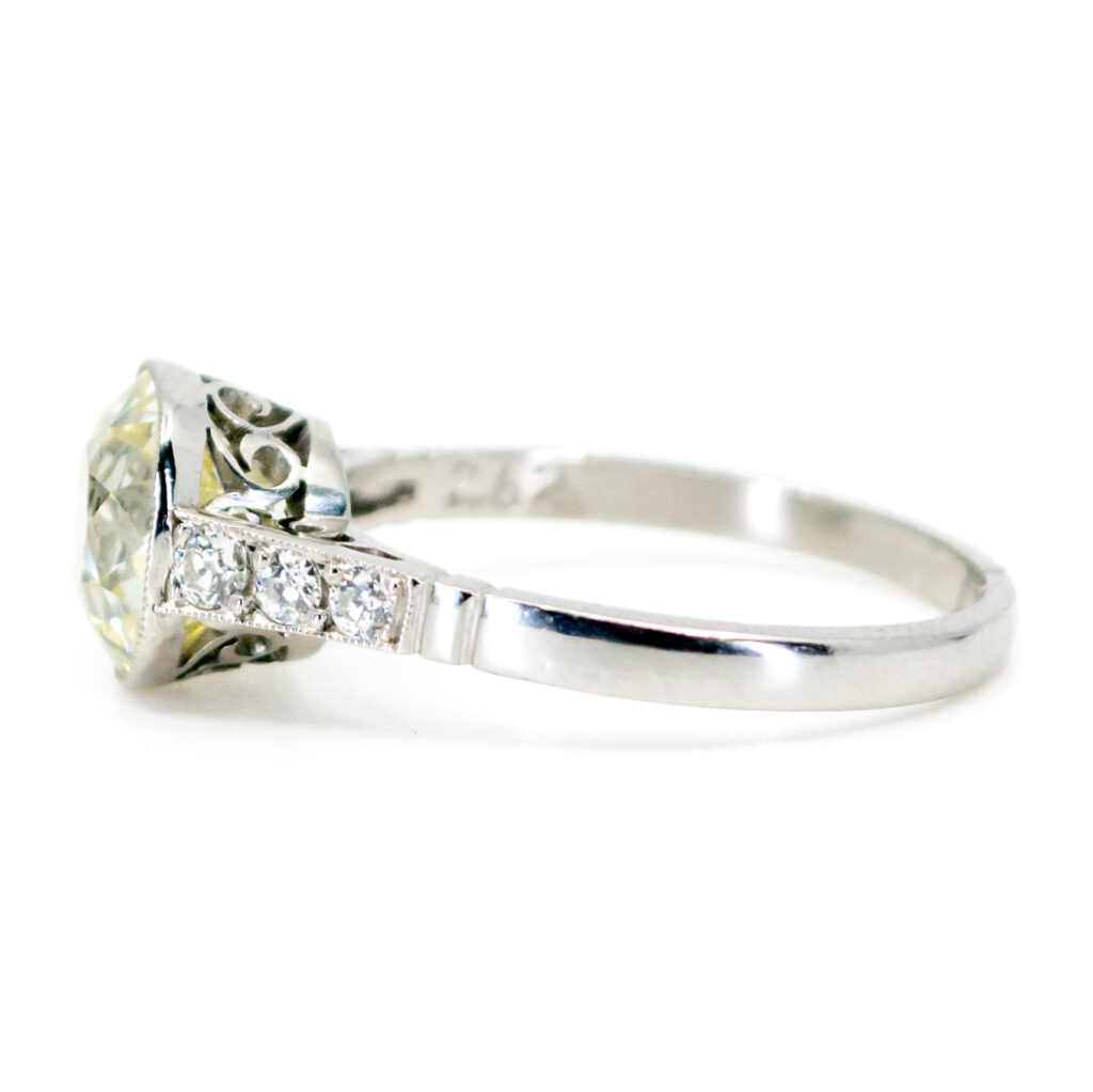 Diamond Platinum Solitaire Ring 11522-2307 Image3
