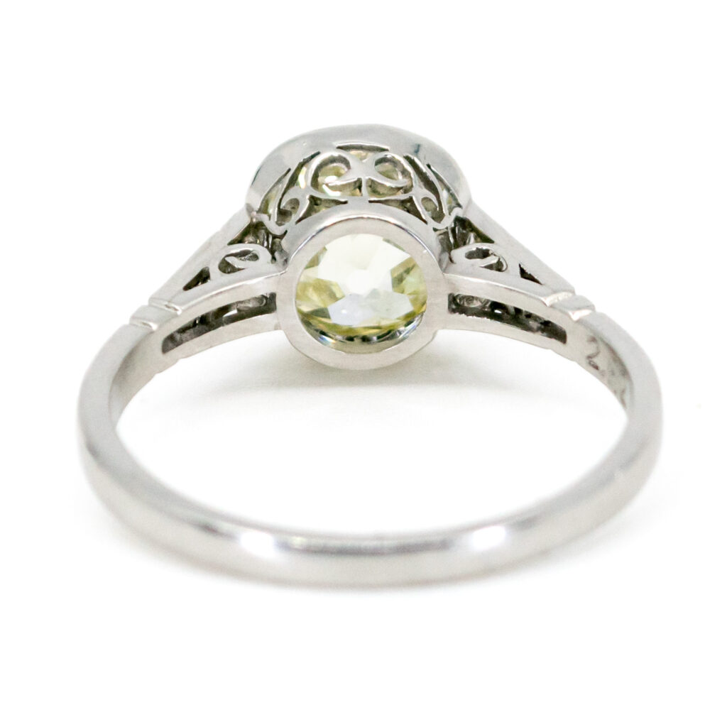 Diamond Platinum Solitaire Ring 11522-2307 Image4