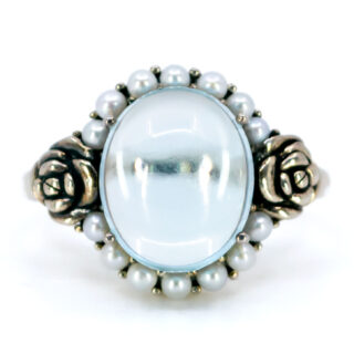 Topaz Pearl Silver Ring 11579-7097 Image1