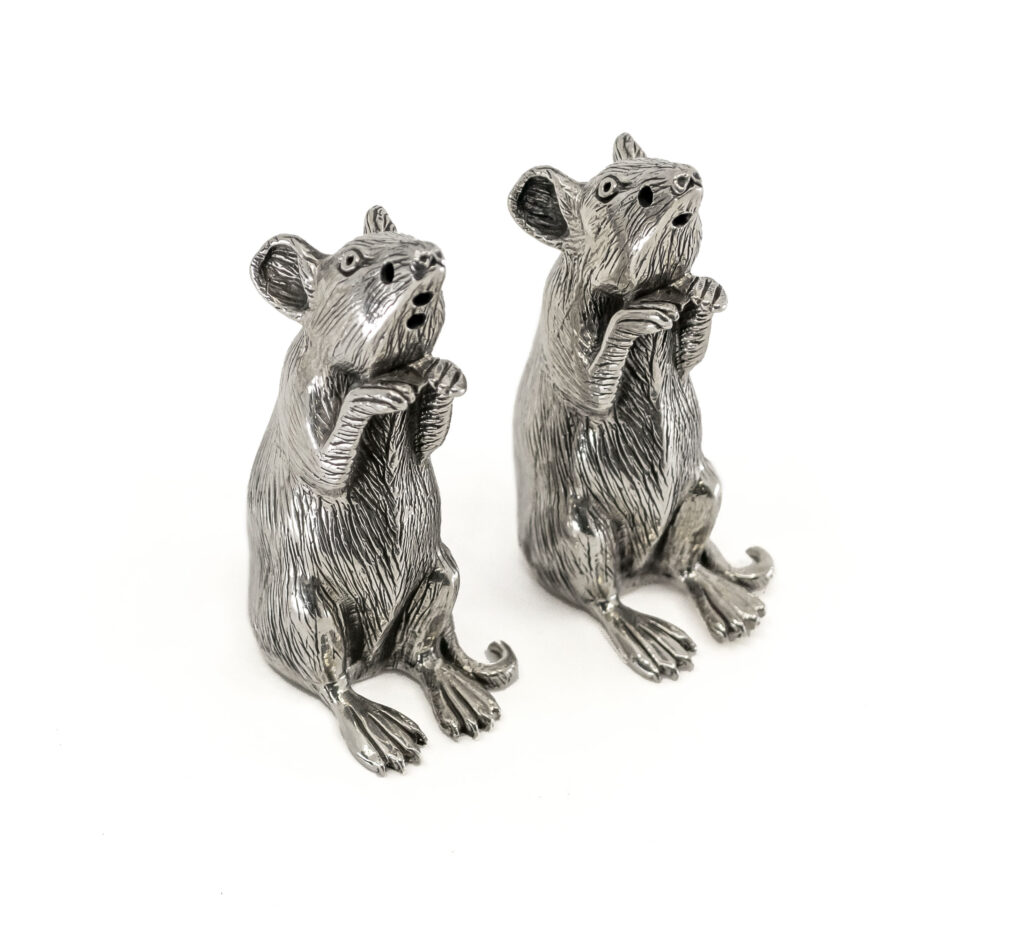 Silver Mice Salt And Pepper Shakers Set 11736-2850 Image2