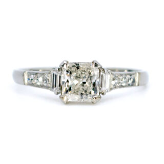 Diamond Platinum Solitaire Ring 12401-5032 Image1