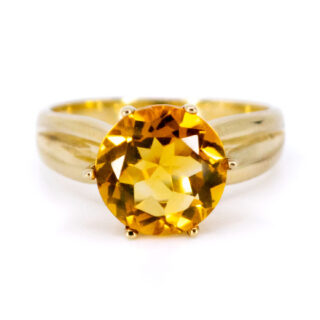 Citrine 9k Solitaire Ring 12872-8049 Image1