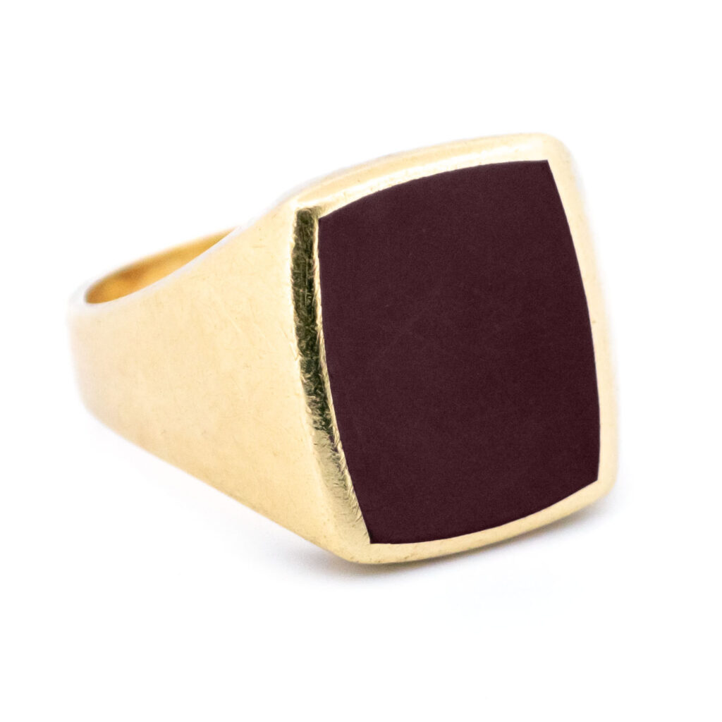 Carneool 14k Zegelring 13834-8233 Afbeelding3