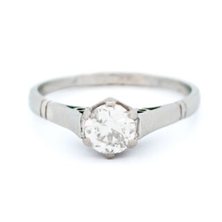 Diamant 18k Solitaire Ring 14061-8278 Afbeelding1