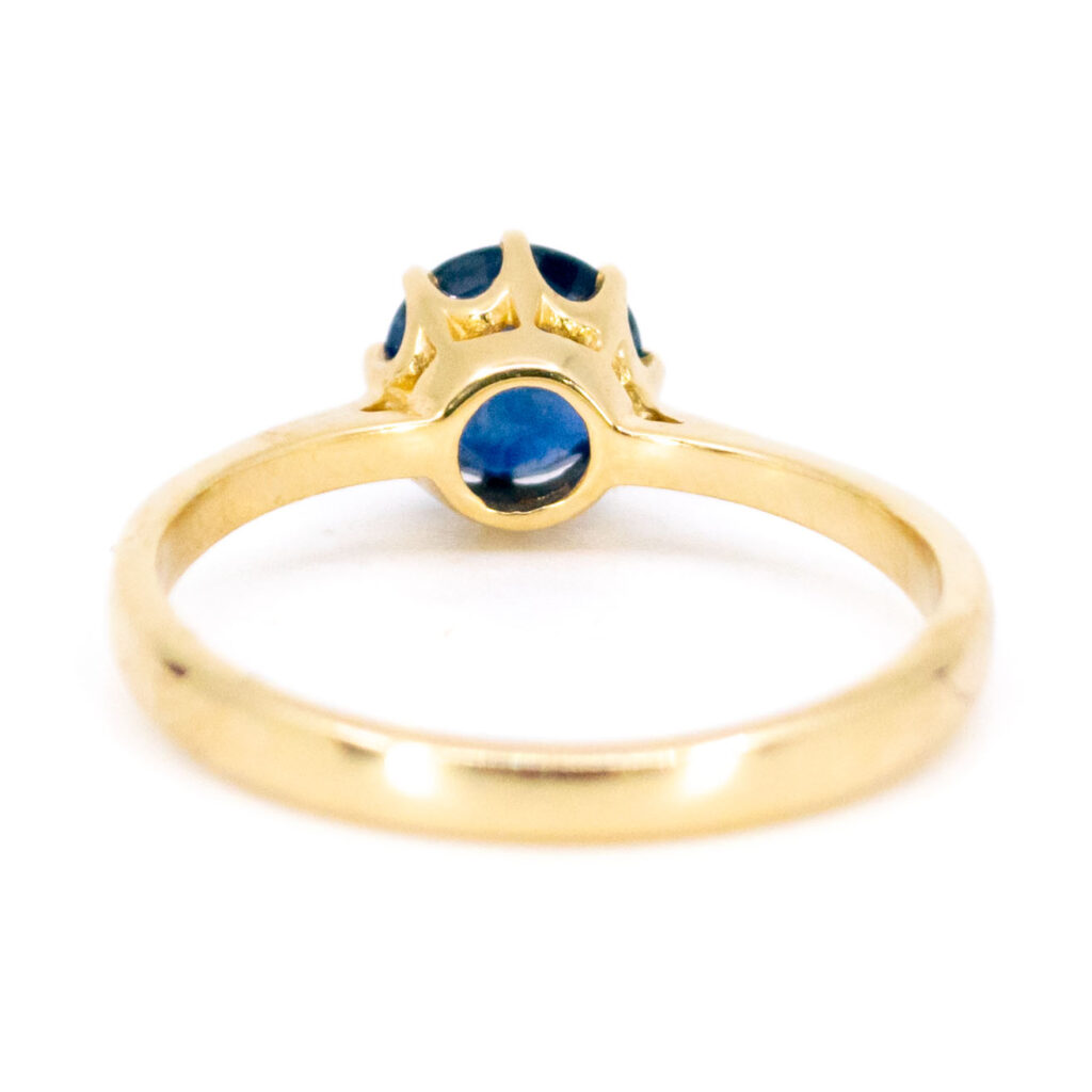 Sapphire 14k Solitaire Ring 14069-8285 Image5