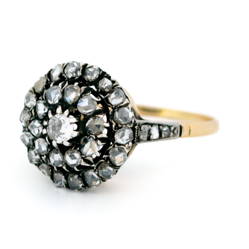 Diamond 14k Cluster Ring 14404-2394 Image4