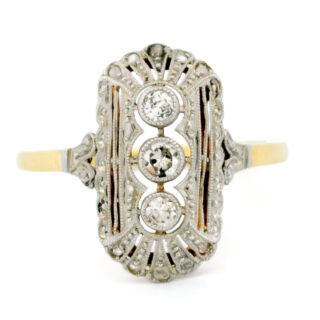 Diamond 18k Deco Ring 14521-2383 Image1