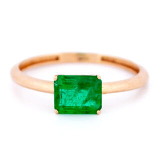 Emerald 14k East-West Ring 14970-8443 Image1