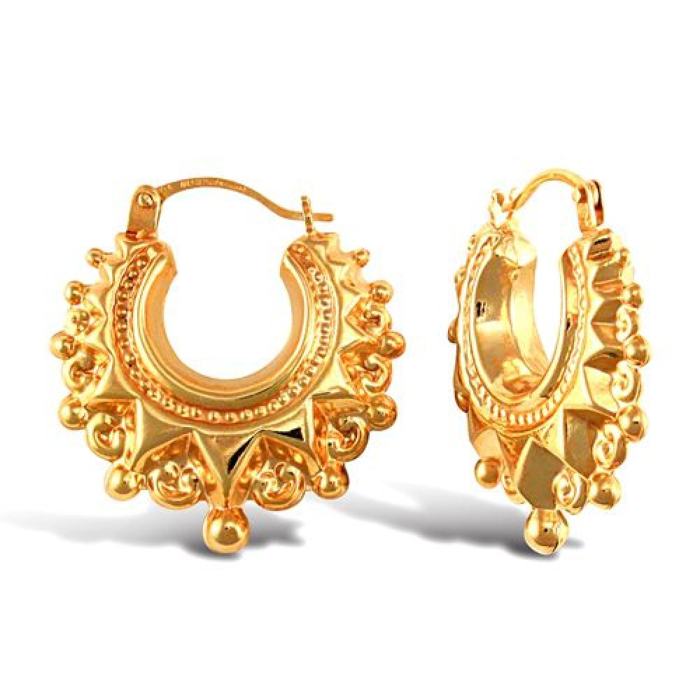 9k Creole Earrings 15612-8596 Image1